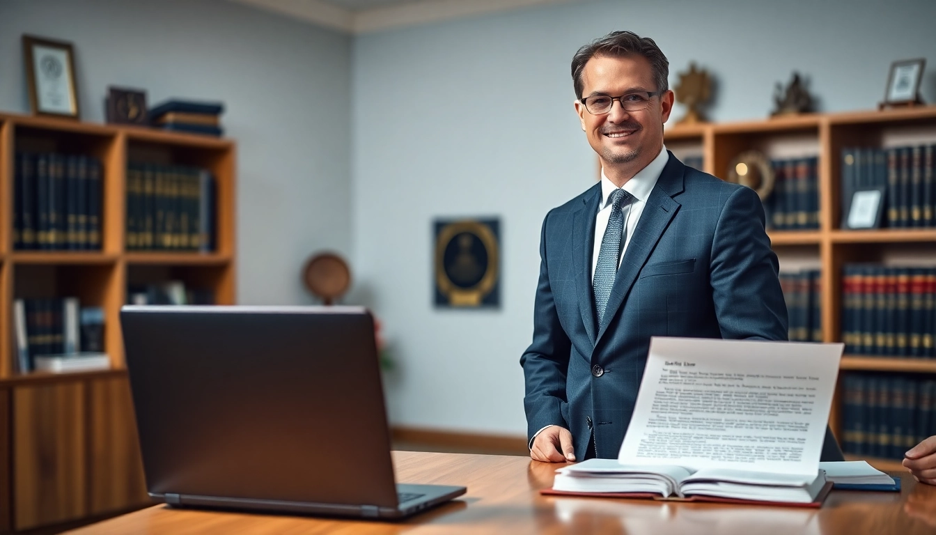 Engaging lawyer at https://www.shiverhamilton.com in a law office showcasing professionalism and expertise.