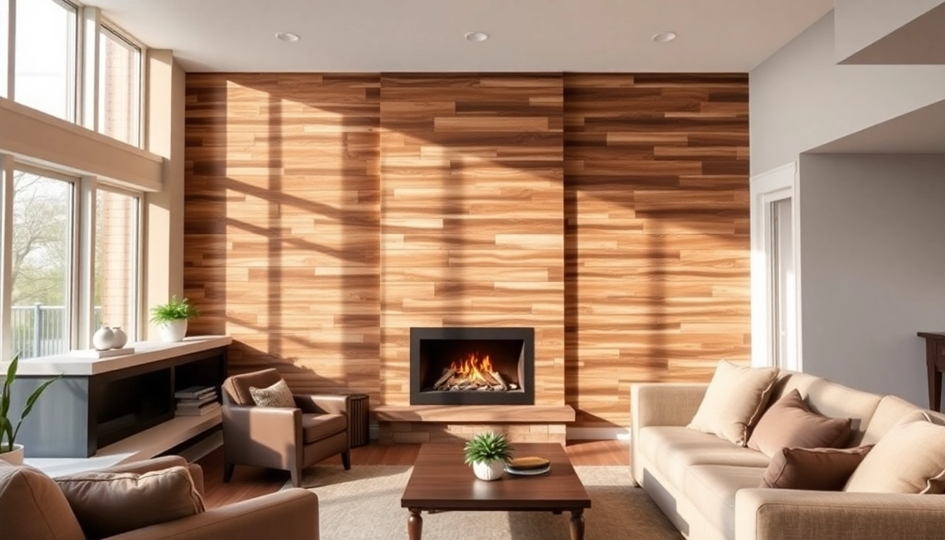 Transform your space with stylish wall planks in a cozy living room setting.