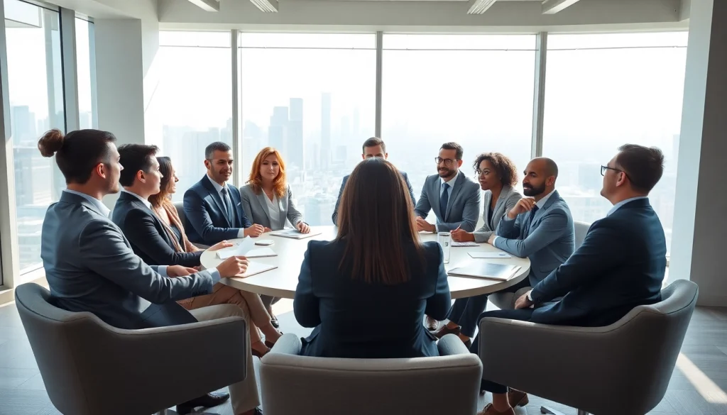 Collaborative discussion at a professional meeting representing https://valuesfirst.com with engaged individuals.