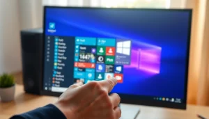 Activate your Windows 11 Key with a clear view of a modern workstation.