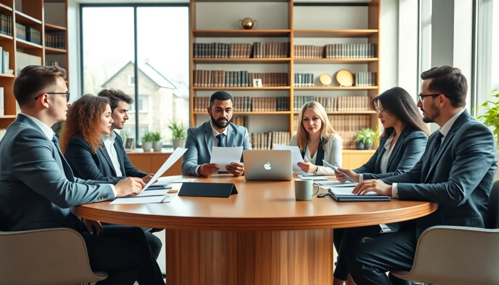 Consultation at https://www.ihavealawsuit.com showing lawyers collaborating on strategies.