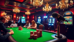 Experience the excitement of MV88 in a luxurious casino ambiance with poker and roulette games.