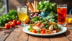 Genießen Sie leckere Rezepte von https://foodies-magazin.de in einer sorgfältig angerichteten Gourmet-Speise.