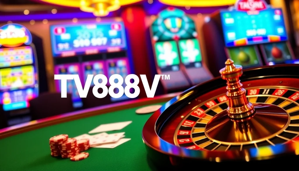 Experience thrilling action at TV88 casino with vibrant game tables and exciting wins.