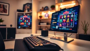 Engaging gaming setup featuring https://152.42.170.247 in a modern home office.