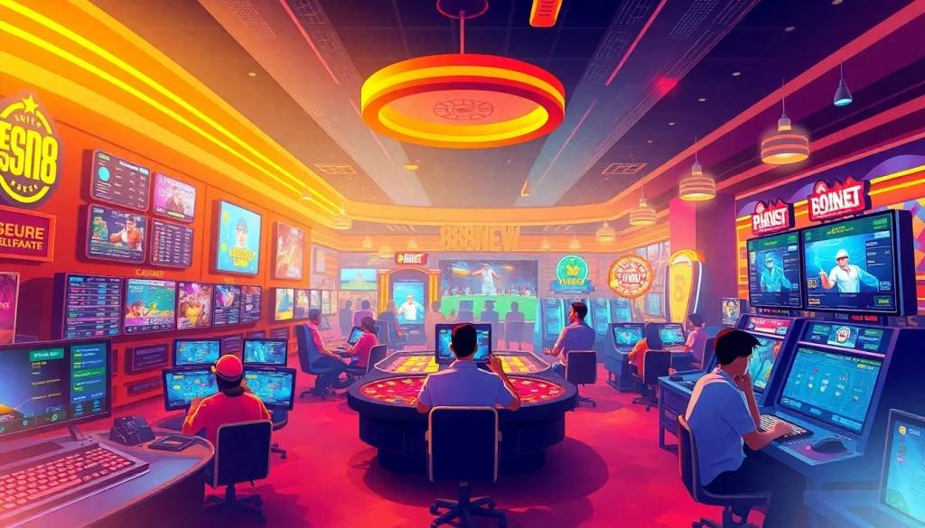 Exciting gaming experience at 888new showcasing diverse betting options.