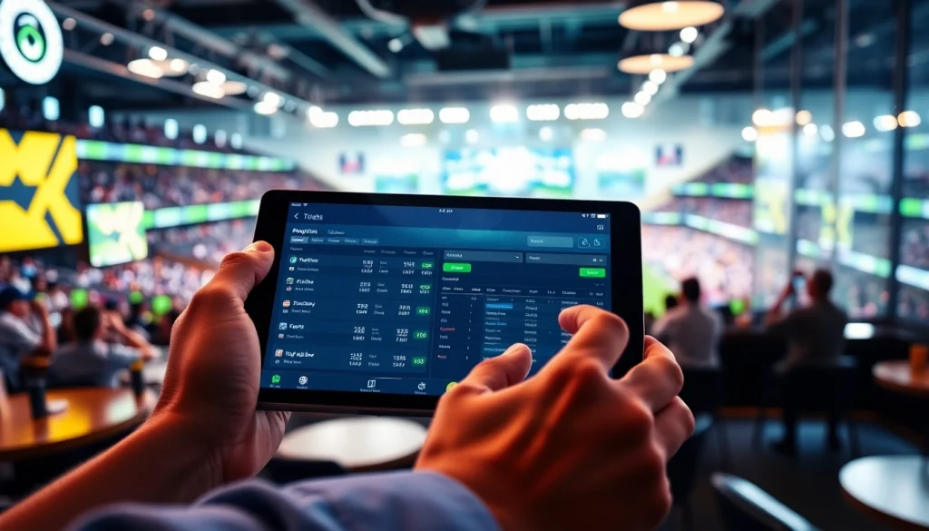 Engage with dynamic sports betting options at https://mm88bc.com/ on an interactive tablet.