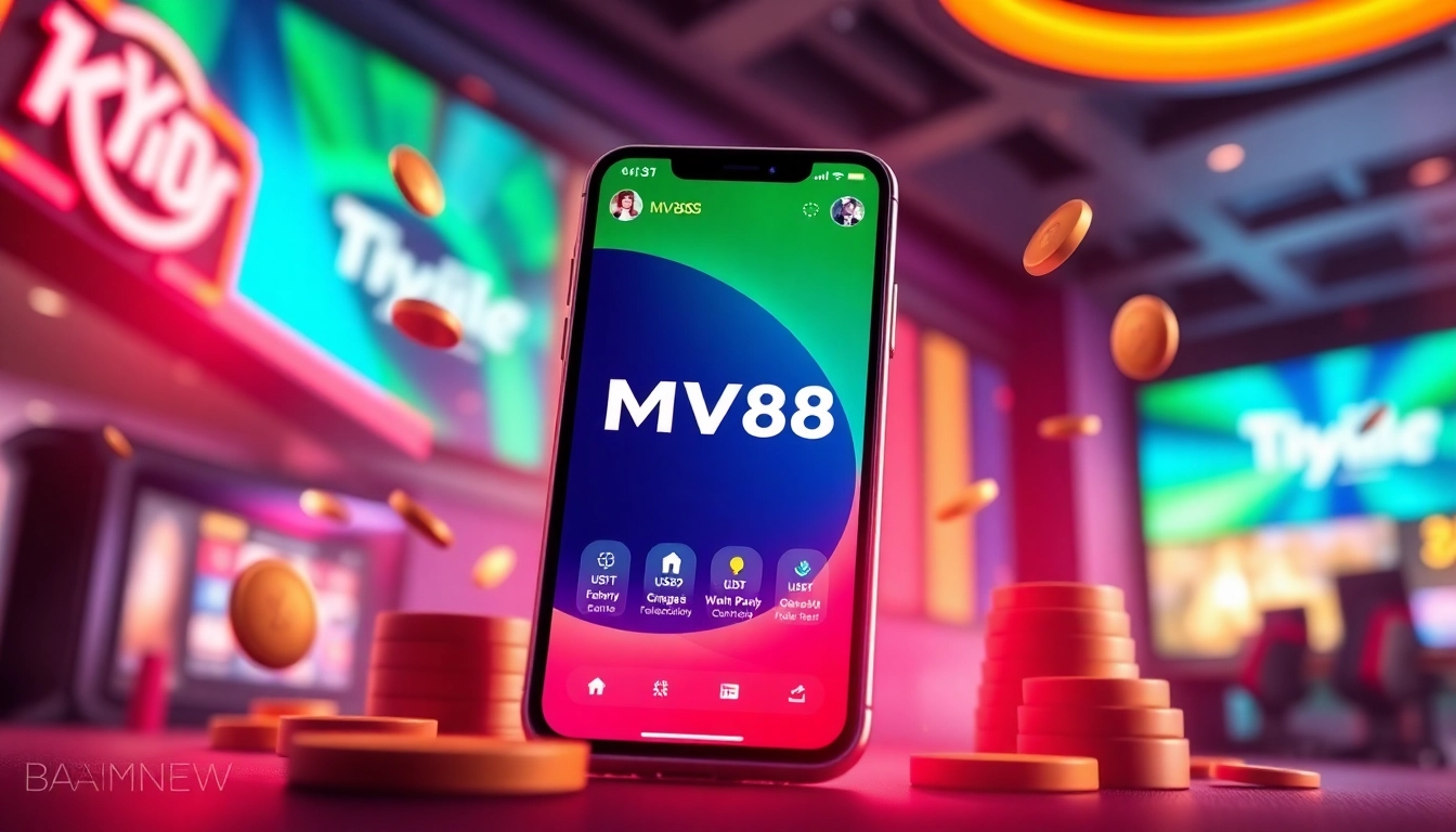 MV88 online gambling app interface showcasing secure USDT transactions and user-friendly design.