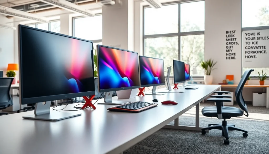 Workstation at https://www.ound-ound.com showcasing modern tech and efficient design