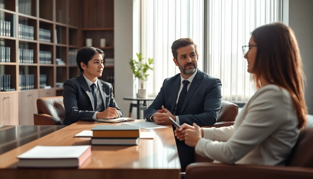 Engaging legal consultation at https://www.shiverhamilton.com with a dedicated lawyer and client discussing case details.