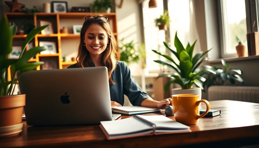 Engaging workspace scene from https://www.lyliarose.com highlighting creativity and comfort.