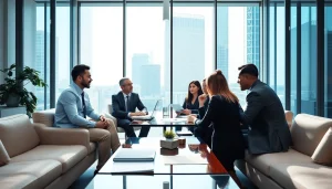 Consultation at https://www.agslawfirm.com showcasing attorneys discussing important legal matters.