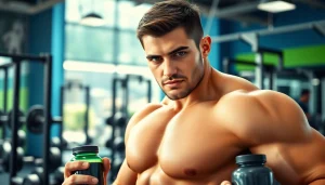 Steroidify reviews highlight the effectiveness and benefits of fitness supplementation showcased by an athlete.