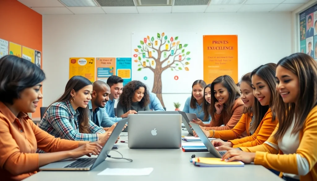 Engaged students collaborating in a vibrant classroom, emphasizing the importance of Education.