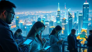 Engage with smart technology in modern society, highlighting https://mohamedmmblog.tech's focus on innovation.