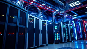 Visual representation of NAS & SAN Storage Deployment showcasing advanced data center technology.