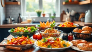 Colorful dishes on display at recipesalexarciab.com, showcasing diverse cuisines and inviting flavors.