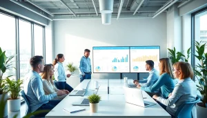 Designing a website strategy at https://uu88.how/ with a professional team in a modern office.