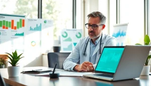 Engaging health expert examines data to promote overall Health insights and understanding.