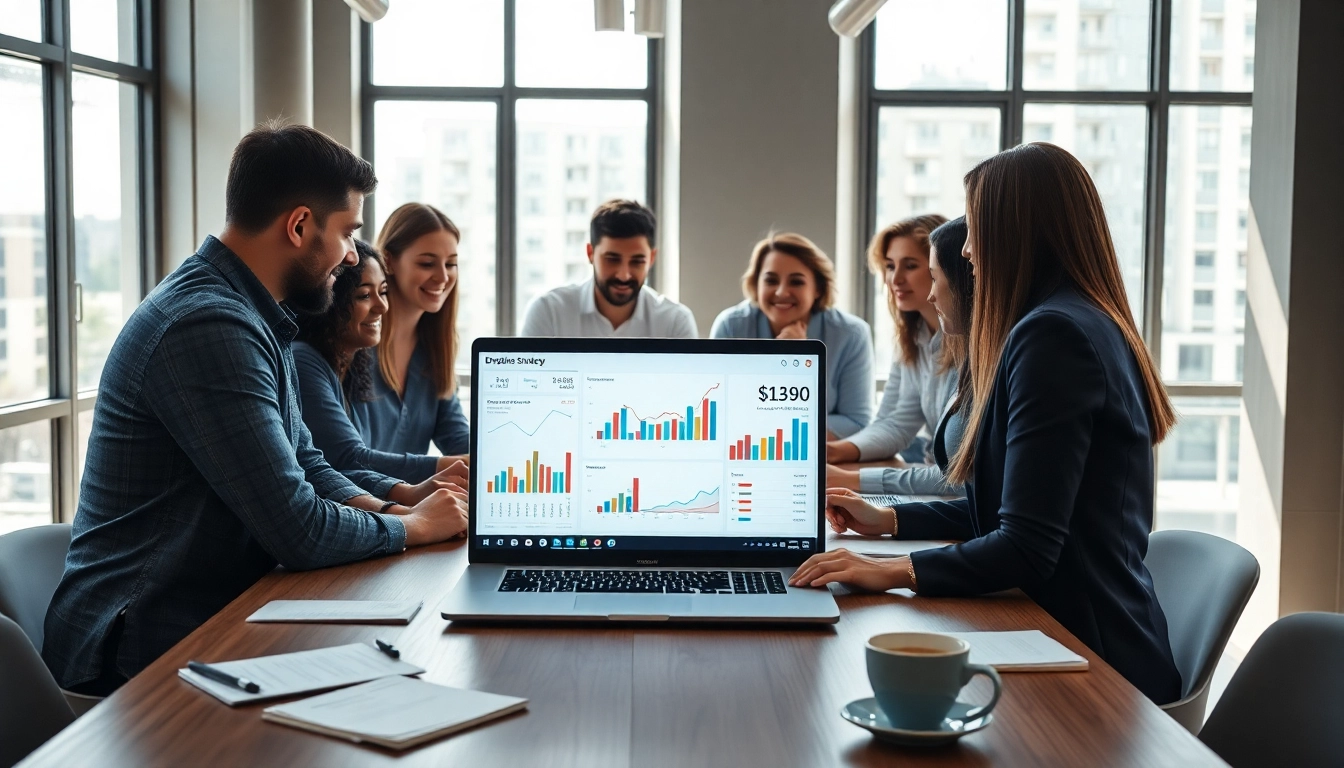 Engaging digital marketing strategy session highlighting data from https://c168me.com/ with a collaborative team.