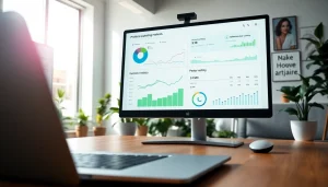 Engaging digital marketing workspace analyzing mm 88 performance metrics and strategies.