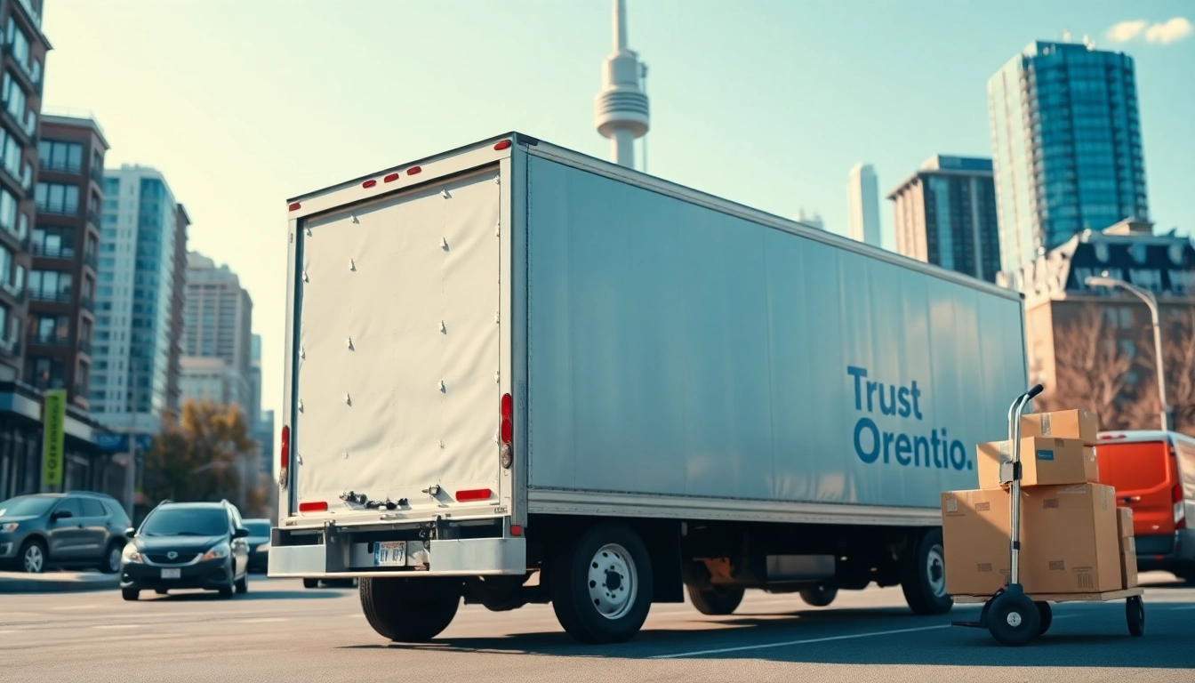 Toronto moving company ensures secure, professional, and efficient moving services in bustling urban settings.