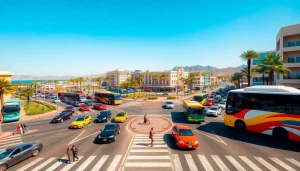 Get real-time updates on Los Cabos traffic updates with vibrant visual representations of city life.