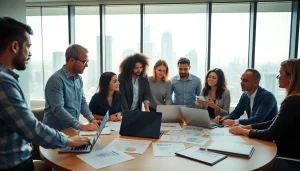 Transformative Good Wolf Marketing strategy session highlighting teamwork and collaboration.