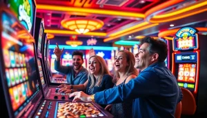 Rasakan keseruan bermain scater4d game saat merayakan kemenangan di kasino yang ceria.