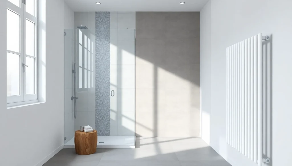 Erleben Sie sonni sanitär mit modernem Duschdesign und eleganten Badaccessoires.