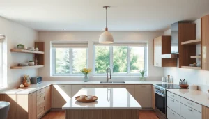 Abethu Builders showcases a beautifully renovated kitchen that maximizes space and functionality.