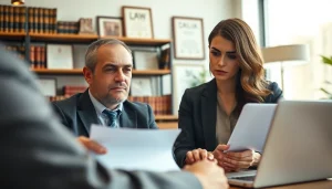 Consultation with a legal expert at https://www.steinhardtlawfirm.com showcasing empathy and professionalism.