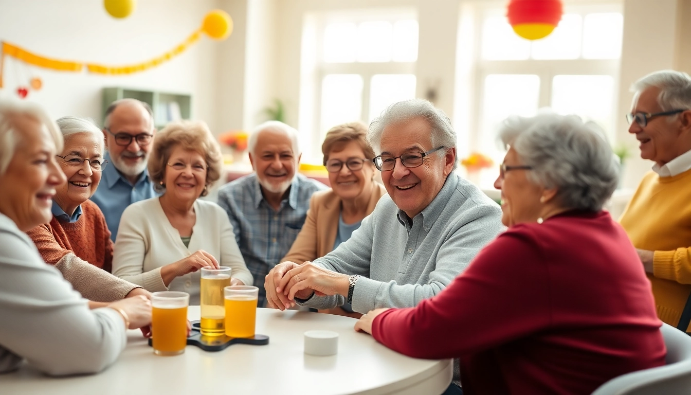 Engaging social activity at https://frontidas.com community center fostering vibrant interactions among seniors.