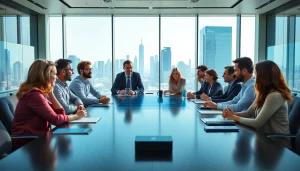 Engaging business professionals at a conference discussing insights relevant to https://antrepost.com.