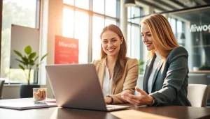 Engage with clients at https://envisionbrandmarketing.com/contactus.html in a modern office.