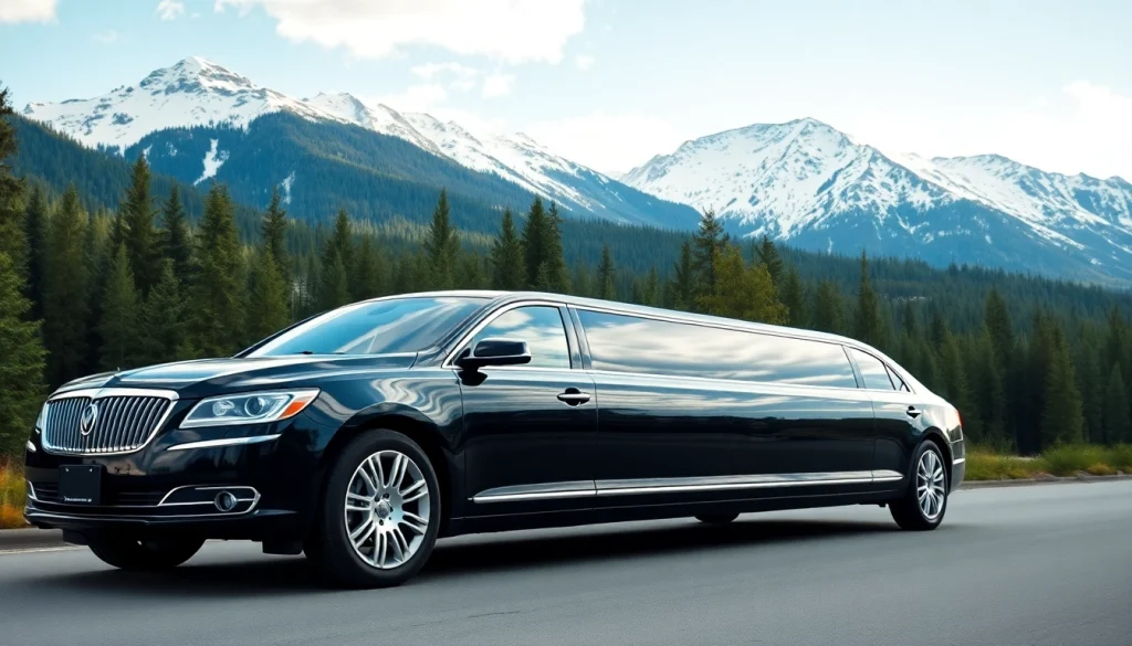 Book your ride with Canada Limo Taxi - experience a luxury limo driving through picturesque Canadian scenery.