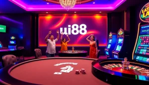 Experience thrilling gameplay at uu88 casino with exciting poker and roulette tables.