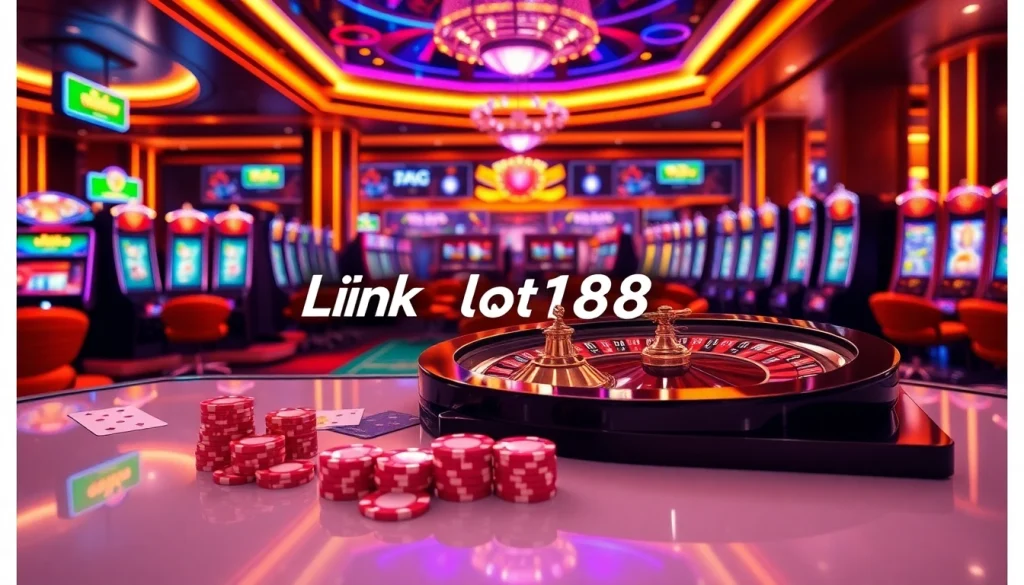 Enjoy thrilling gaming at Link Vào Loto188 with vibrant casino visuals and engaging atmosphere.