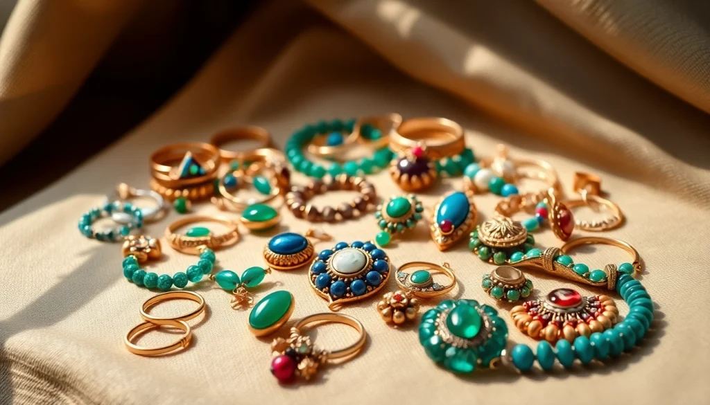 Admire the beautiful jewelry collection from https://valenciakey.es, showcasing intricate designs and vibrant colors.