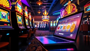 Berinteraksi dengan slot Dewanaga89 di lingkungan kasino virtual yang dinamis menampilkan kemewahan dan kegembiraan.