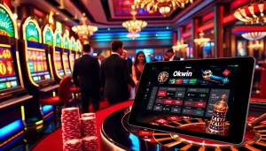 Experience the thrilling Okwin casino with vibrant tables and engaging gameplay.