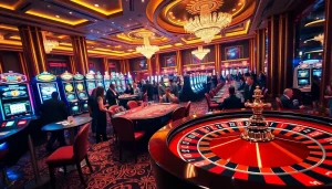 Experience the thrill of betting in a vibrant casino atmosphere, inspired by "Nếu như vậy bám vào đây" with a roulette wheel in action.