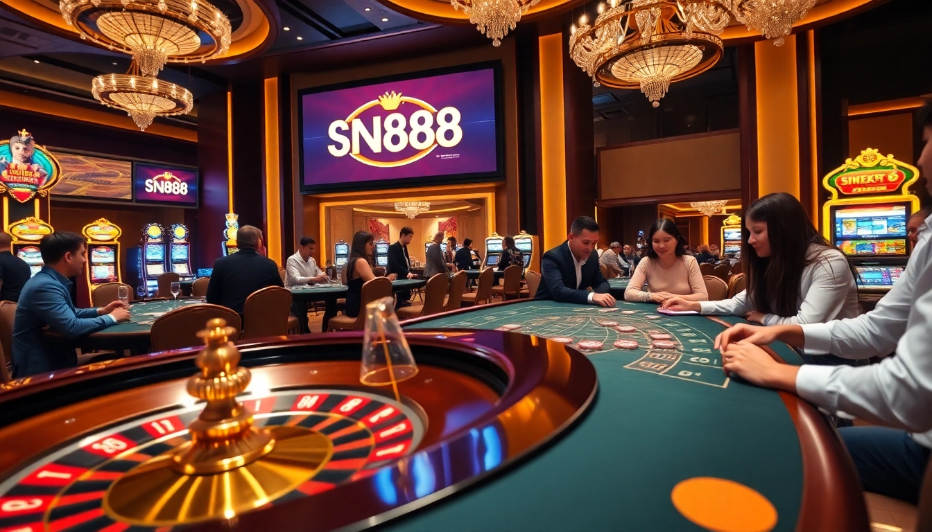 Experience thrill and excitement at SN888 with captivating games and vibrant casino ambiance.