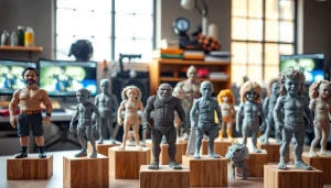 Showcase of 3D character models from https://www.cubifycreations.com, featuring intricate design details.