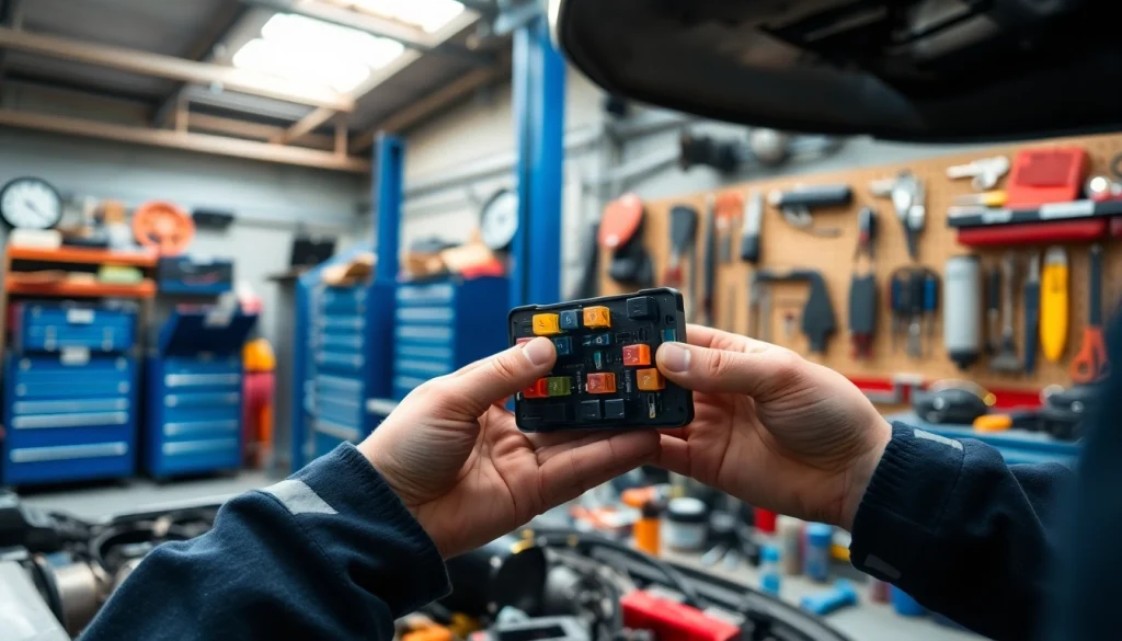 Inspect automotive fuses and circuitry from https://bezpieczniki24.pl with an expert's hands.