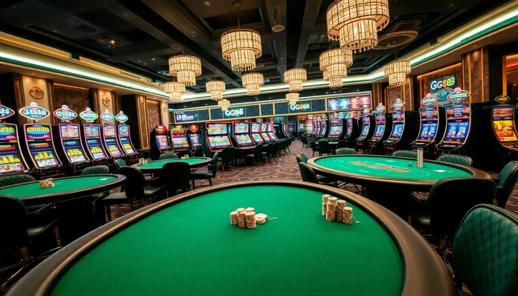 Experience thrilling moments at GG88 with vibrant casino tables and exciting games.