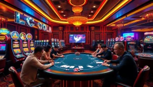 Engage in the thrilling đá gà trực tiếp thomo experience with vibrant casino visuals and exciting gameplay.