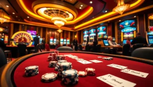 Experience high-stakes gaming at 9Dbet with vibrant poker tables and exciting casino action.