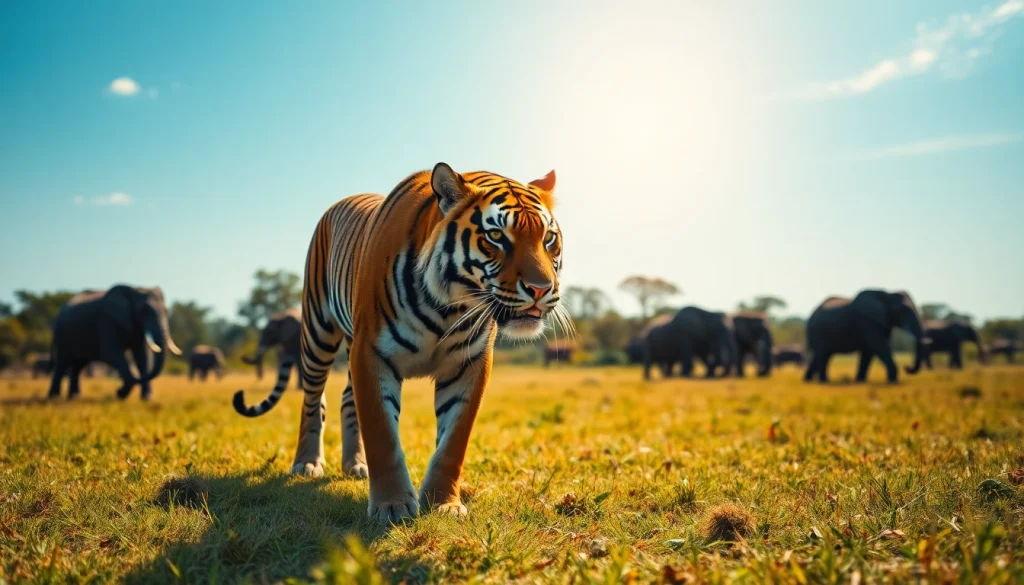 Vivez une expérience enrichissante sur pandachi.fr avec un safari vivant d’un tigre majestueux.