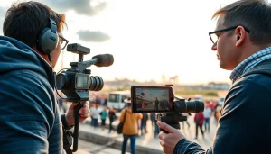 Covering the latest events in Sumy today at https://sumytoday.in.ua with vibrant city life in the background.